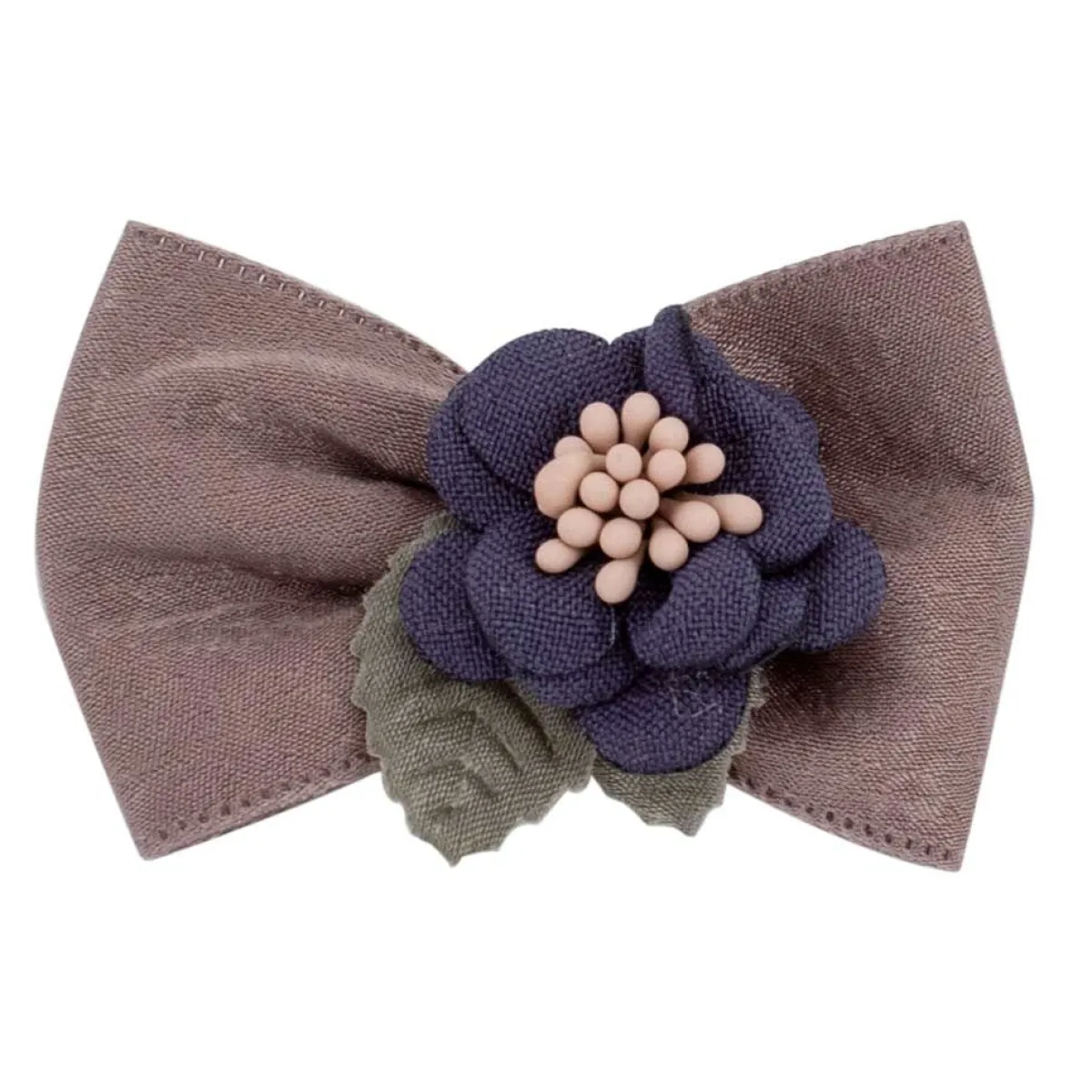Ryan's Pet Supplies Fancy Finishes Satin Ribbon Dog Bows with Flower - 24ct