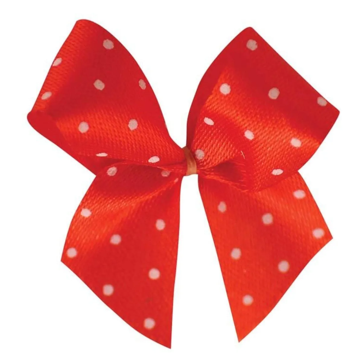 Ryan's Pet Supplies Fancy Finishes Single Polka Dot Satin Dog Bows - 100 Count
