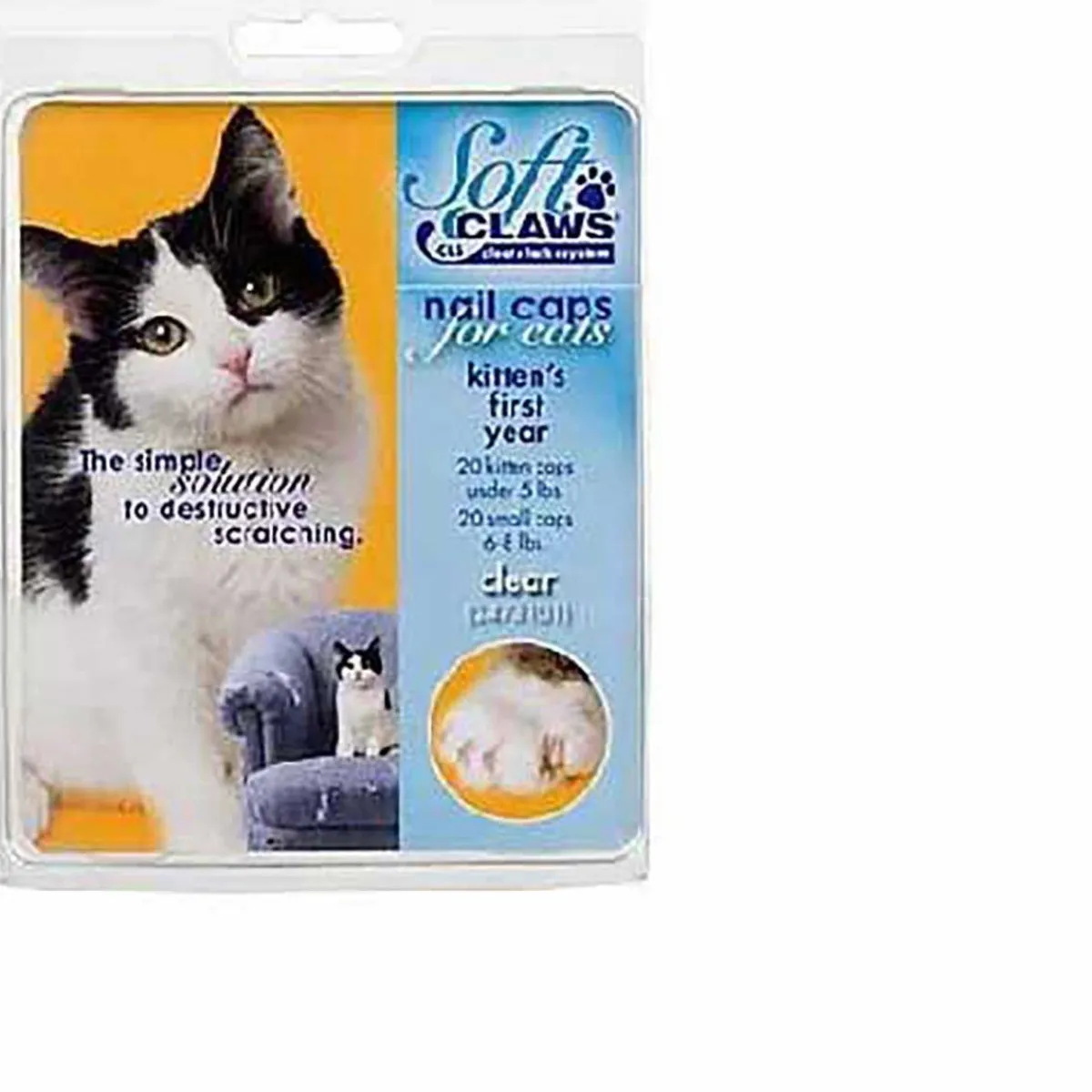 Ryan's Pet Supplies Feline Soft Claws CLS Nail Caps Starter Kit
