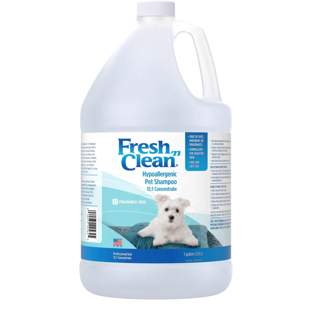 Ryan's Pet Supplies Fresh 'N Clean Hypoallergenic Shampoo 15:1 Gallon