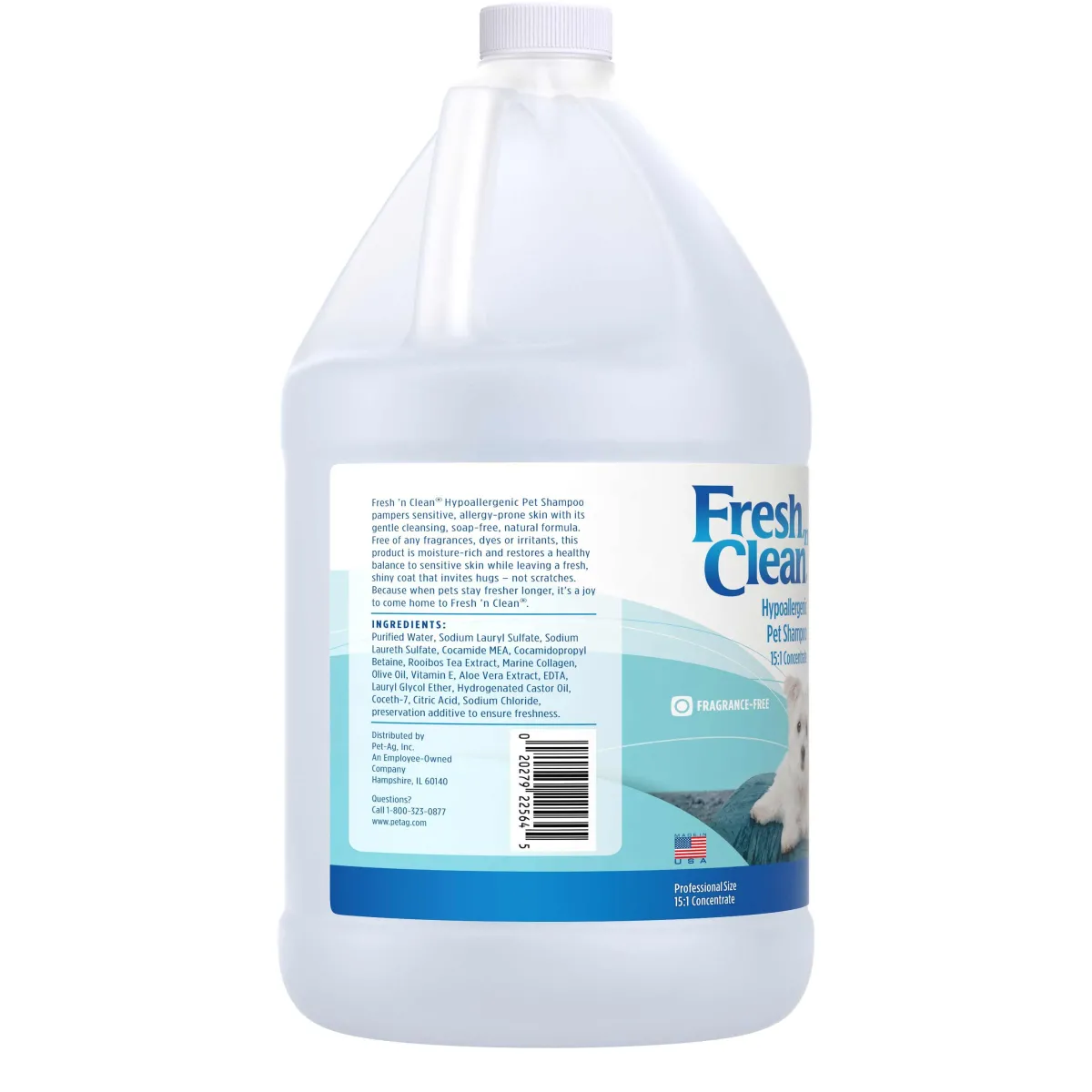 Ryan's Pet Supplies Fresh 'N Clean Hypoallergenic Shampoo 15:1 Gallon