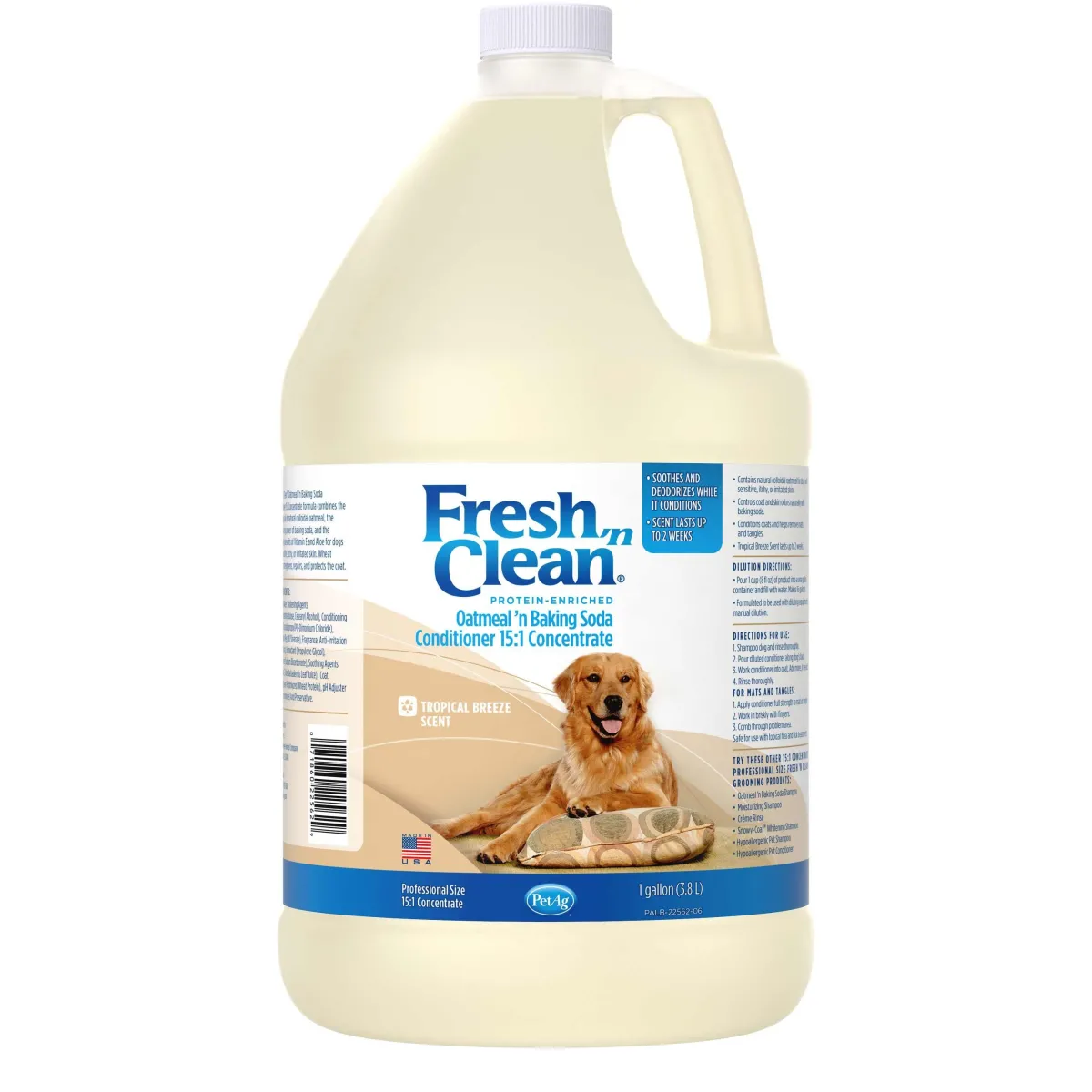 Ryan's Pet Supplies Fresh 'n Clean Oatmeal 'n Baking Soda Conditioner 15:1 Gallon
