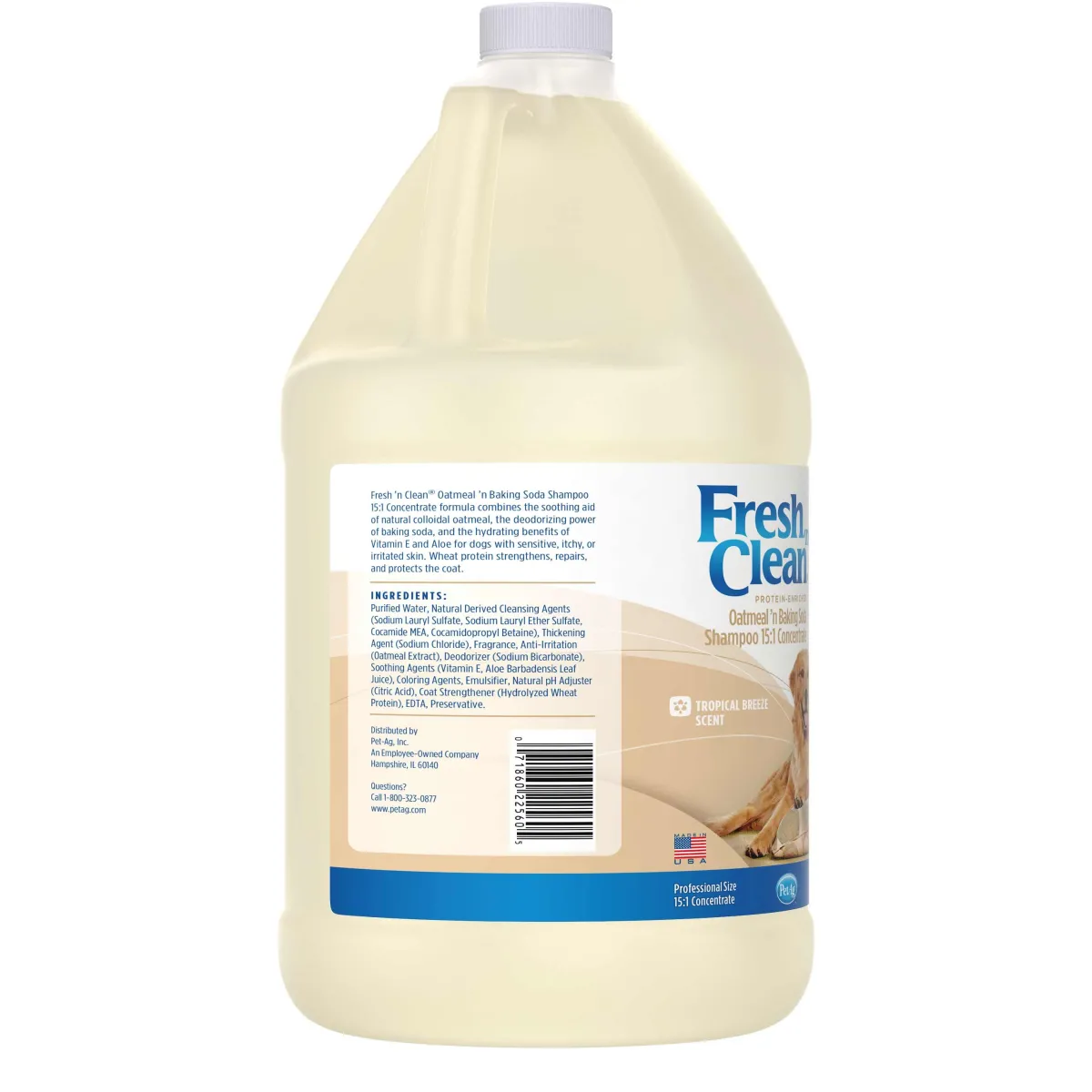 Ryan's Pet Supplies Fresh 'n Clean Oatmeal 'n Baking Soda Shampoo 15:1 - Gallon