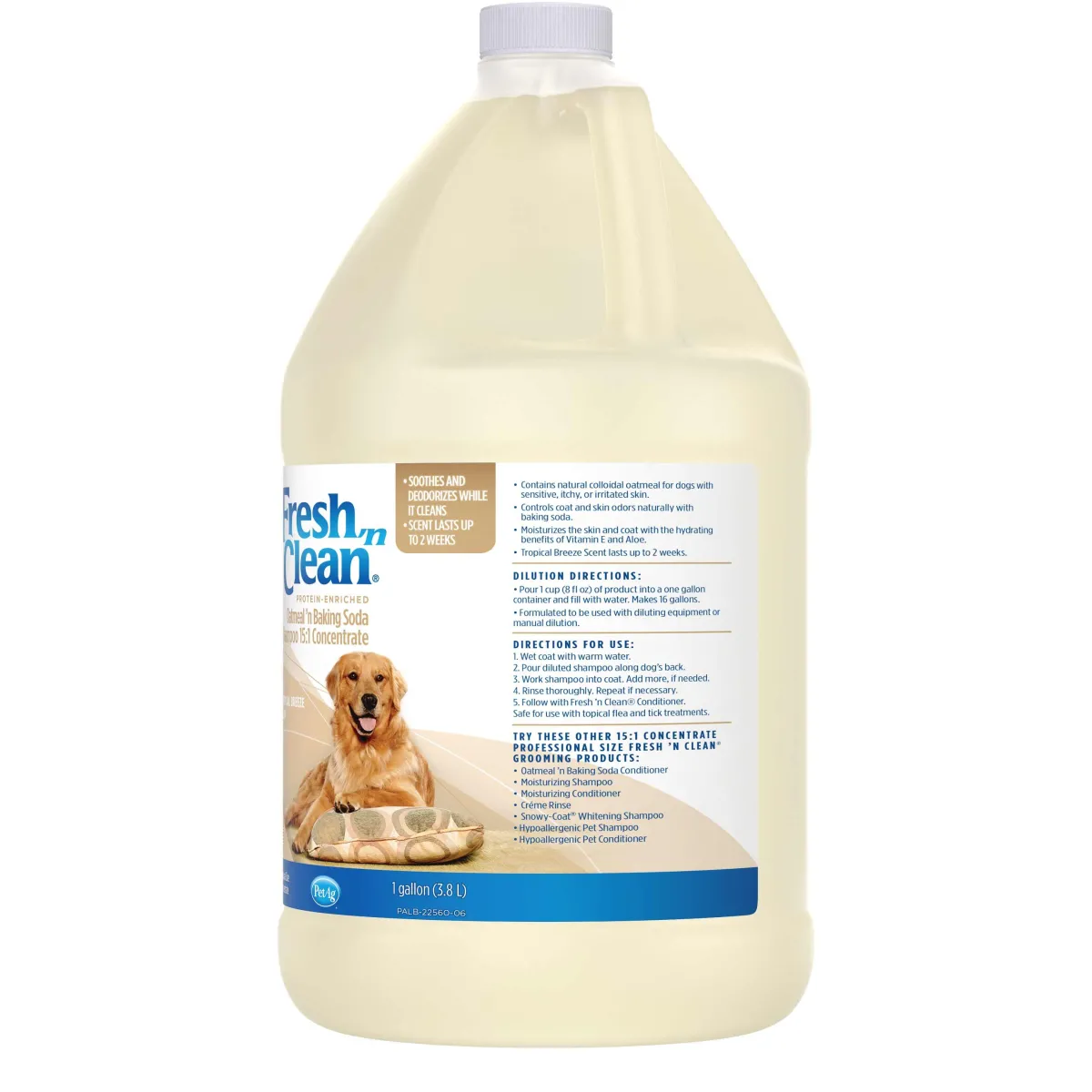 fresh_n_clean_oatmeal_n_baking_soda_shampoo___gallon_2.webp Ryan's Pet Supplies Fresh 'n Clean Oatmeal 'n Baking Soda Shampoo 15:1 - Gallon