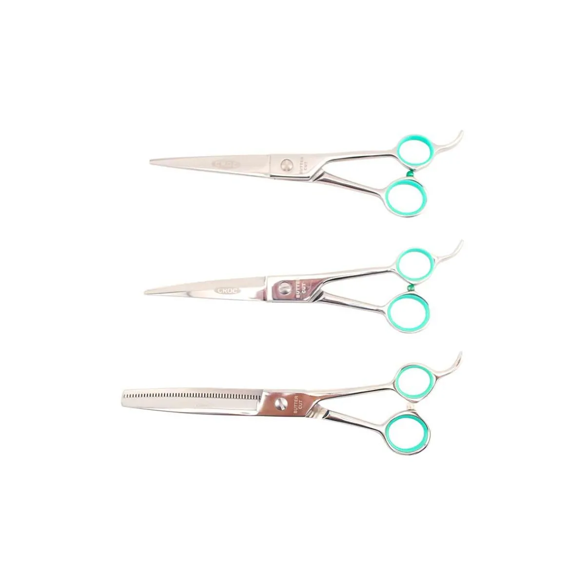 Ryan's Pet Supplies Geib Crocodile 3 Piece Kit (7.5 St, 7.5 C, 48-Tooth Thinner)