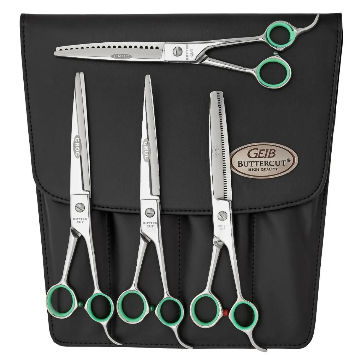 Ryan's Pet Supplies Geib Crocodile 4 Piece Kit (7.5 St, 7.5 C, 48-Tooth Thinner, 19-Tooth S&F)