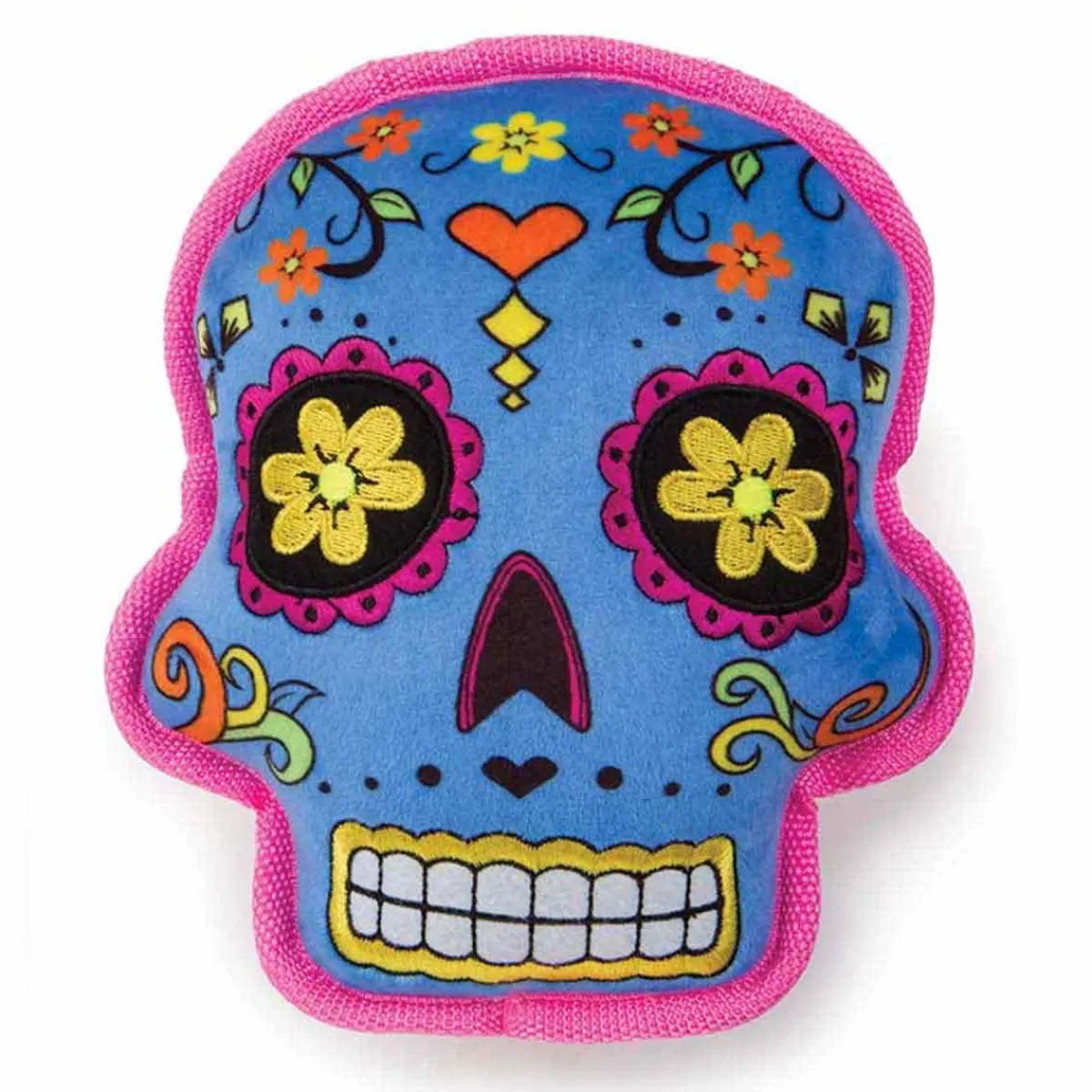Ryan's Pet Supplies GoDog Sugar Skull Blue Large