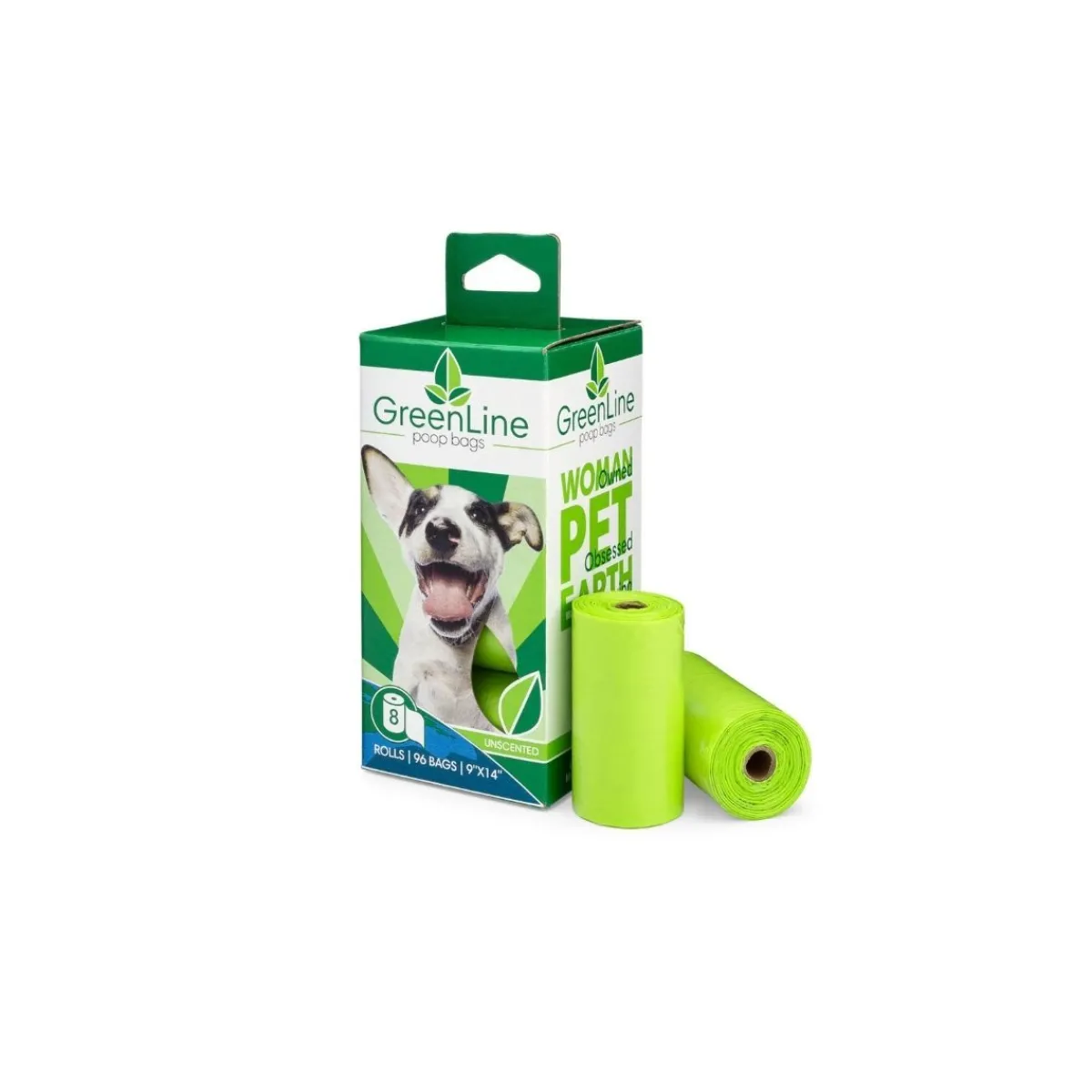 Ryan's Pet Supplies GreenLine Biodegradable Poop Bags 8 Rolls