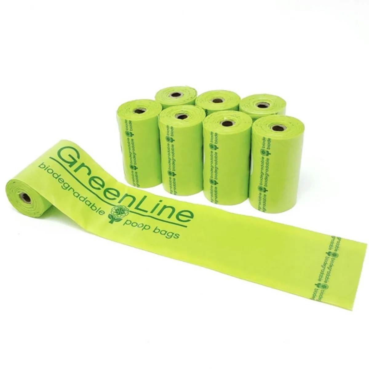 Ryan's Pet Supplies GreenLine Biodegradable Poop Bags 8 Rolls