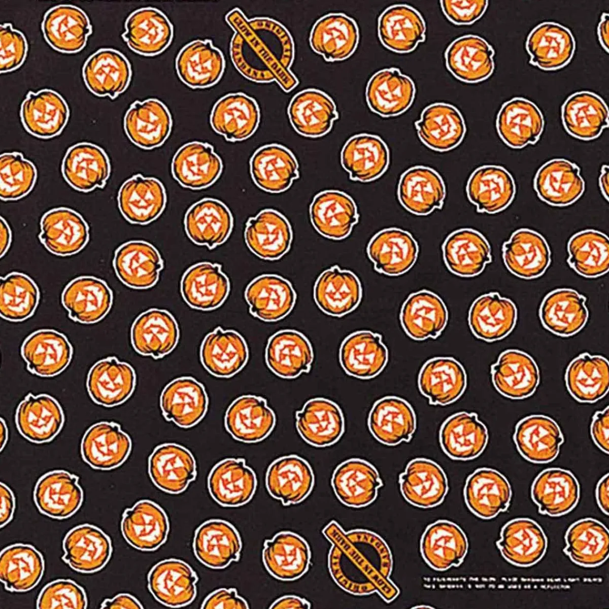 Ryan's Pet Supplies Halloween Glow In The Dark Pumpkins Bandana
