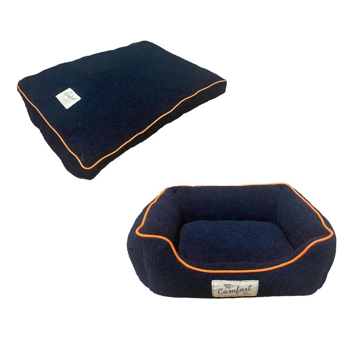 Ryan's Pet Supplies Happy Tails Teddy Fur Gusset Bed