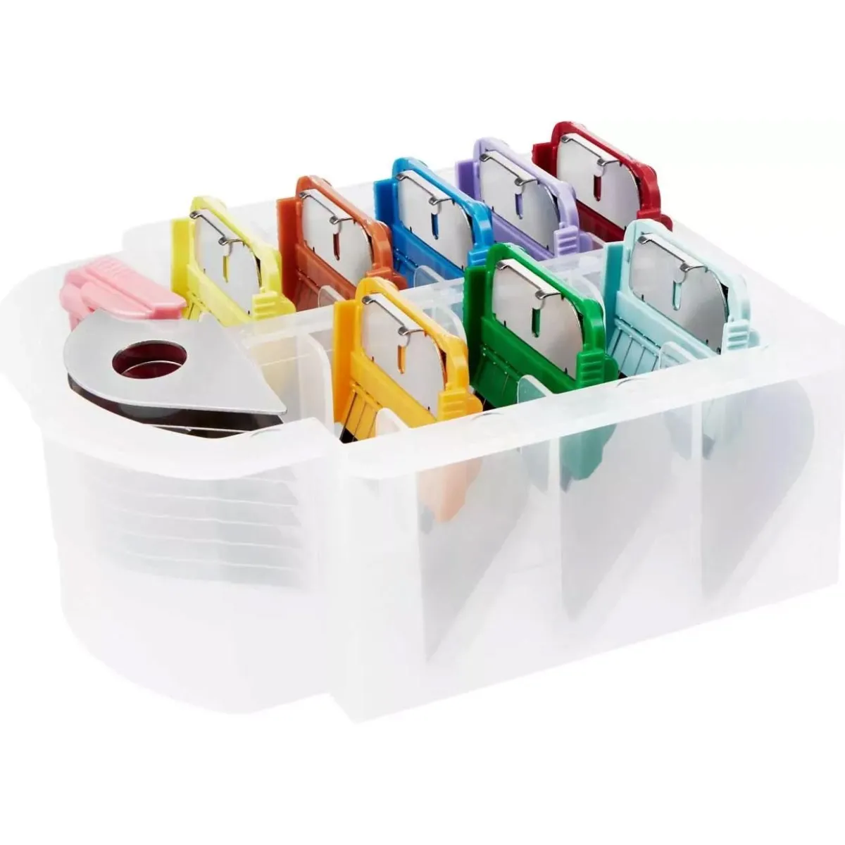 heiniger_piece_stainless_steel_snapon_comb_set_2.webp Ryan's Pet Supplies Heiniger 9-Piece Stainless Steel Snap-On Comb Set