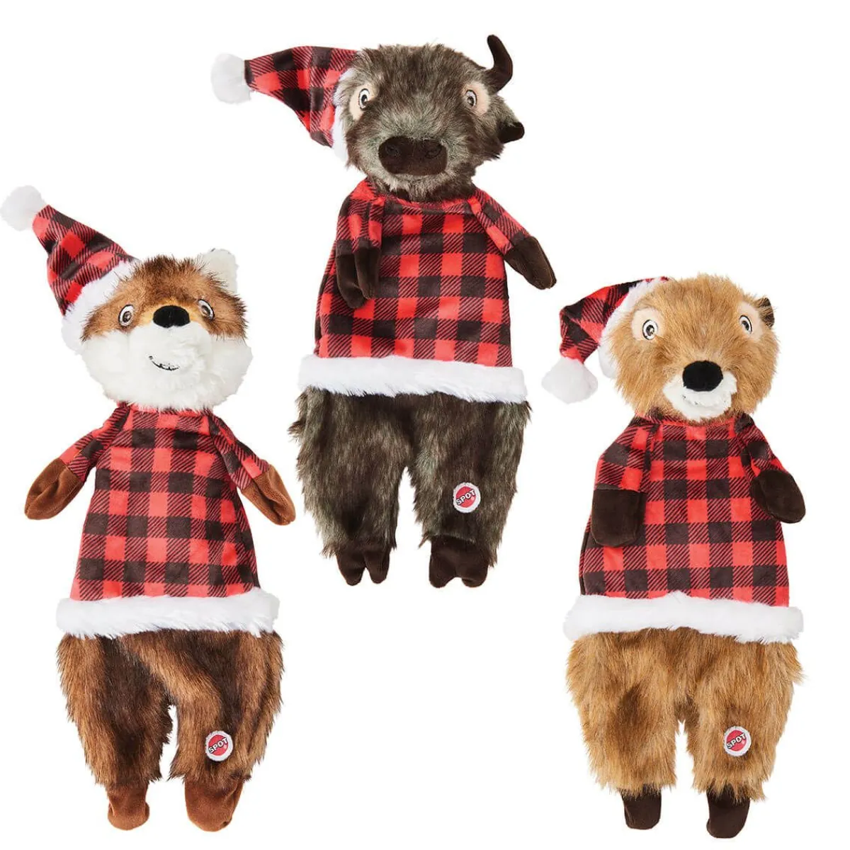 Ryan's Pet Supplies Holiday Plush Furzz 13.5" - Assorted
