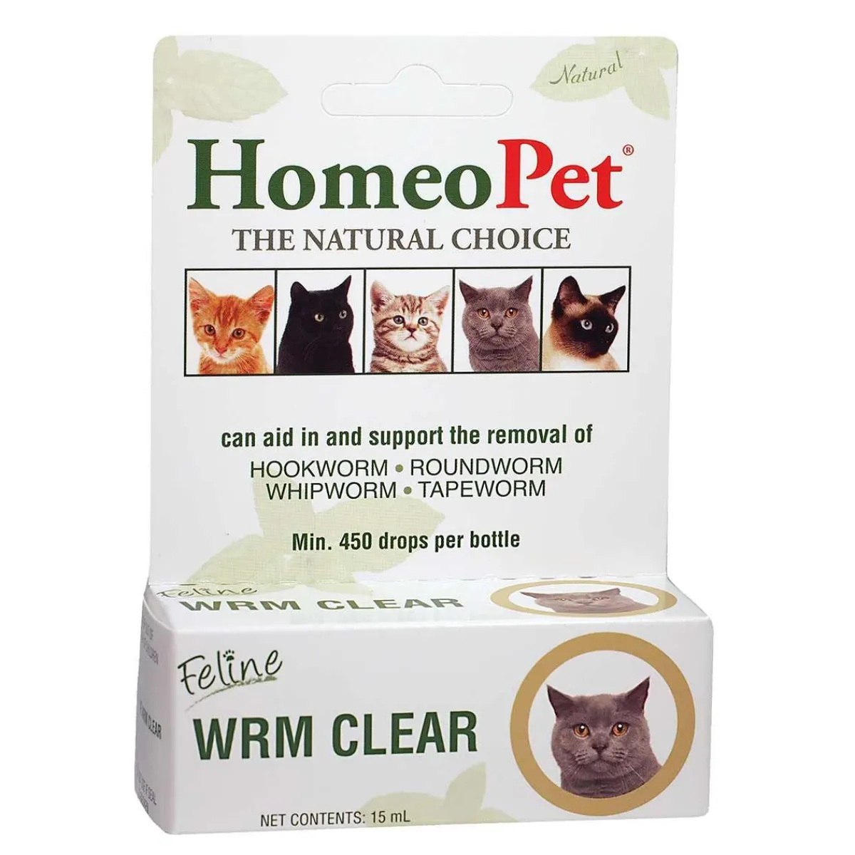 Ryan's Pet Supplies HomeoPet Feline WRM Clear