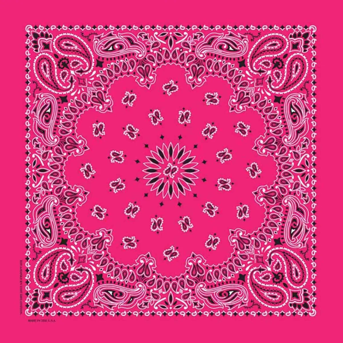 Ryan's Pet Supplies Hot Pink Paisley Dog Bandana