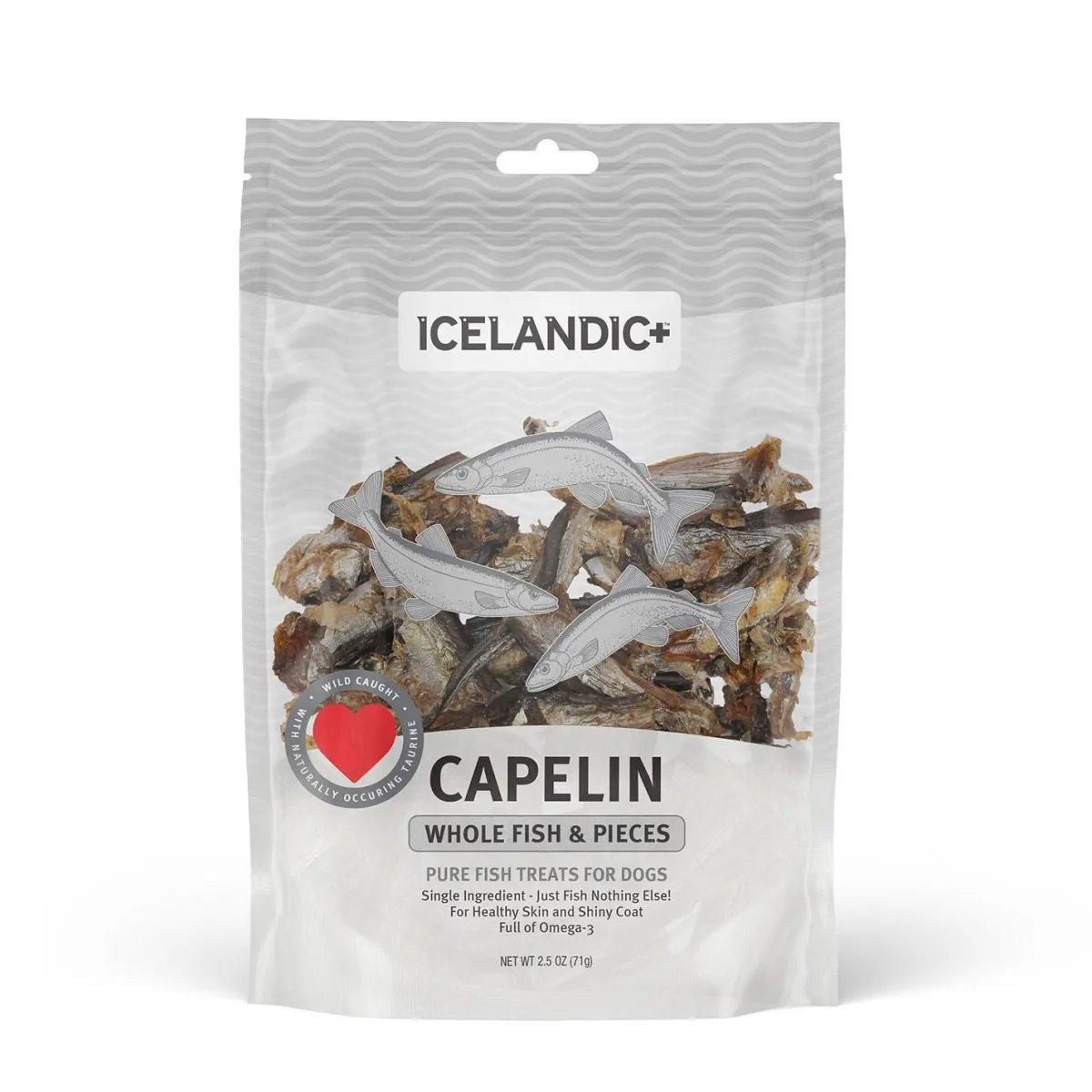 Ryan's Pet Supplies Icelandic+ Capelin Whole Fish & Pieces