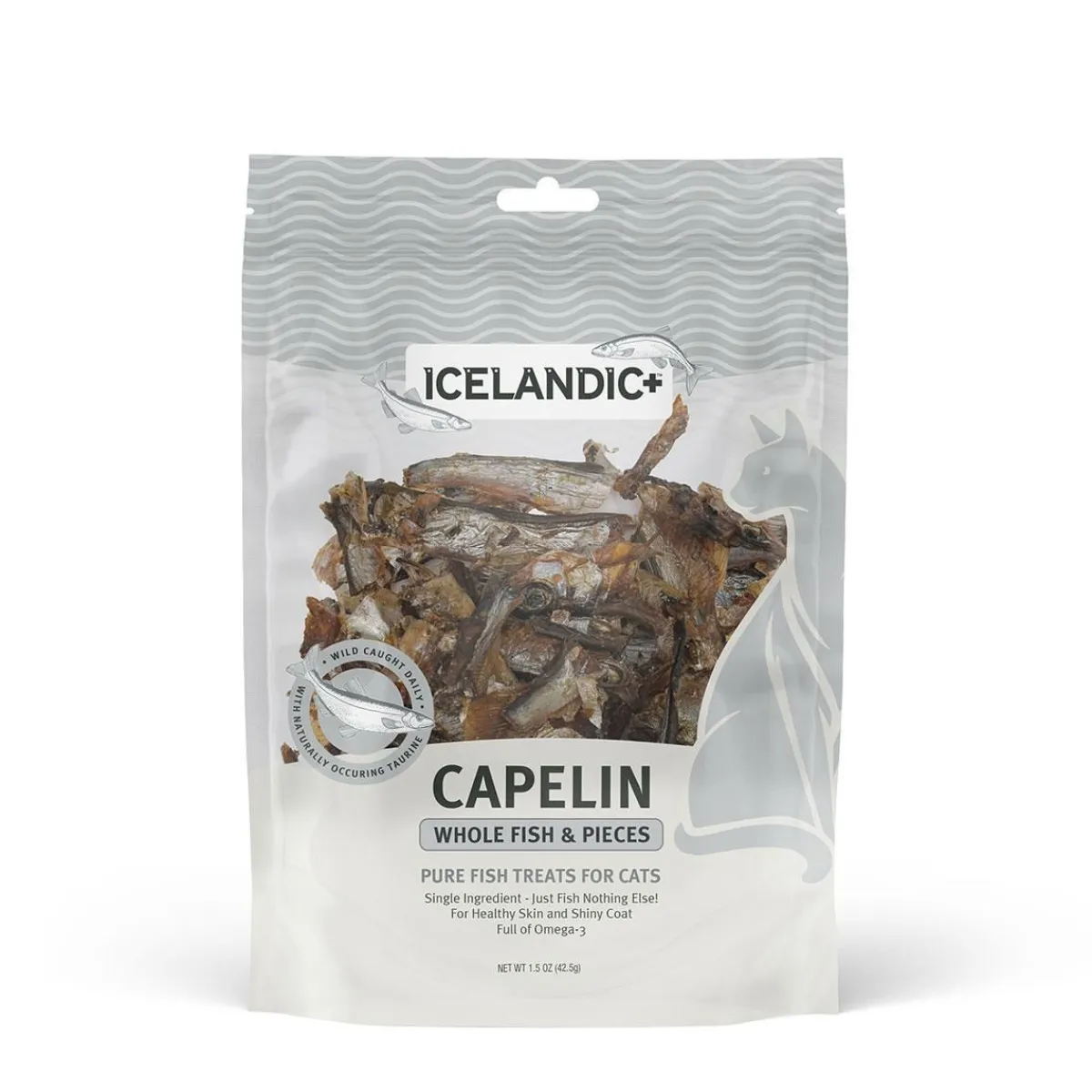 Ryan's Pet Supplies Icelandic+ Capelin Whole Fish & Pieces Pure Fish Treats