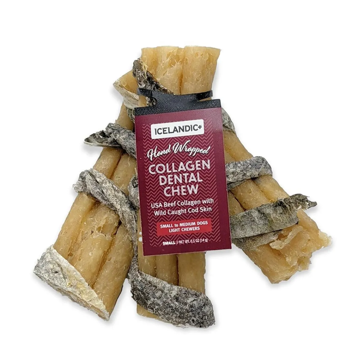 icelandic_cod_skin_wrapped_beef_collagen_dental_chew_4.webp Ryan's Pet Supplies Icelandic+ Cod Skin Wrapped Beef Collagen Dental Chew