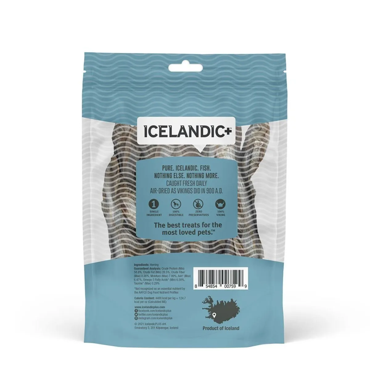 Ryan's Pet Supplies Icelandic+ Herring Whole Fish Cat Treat