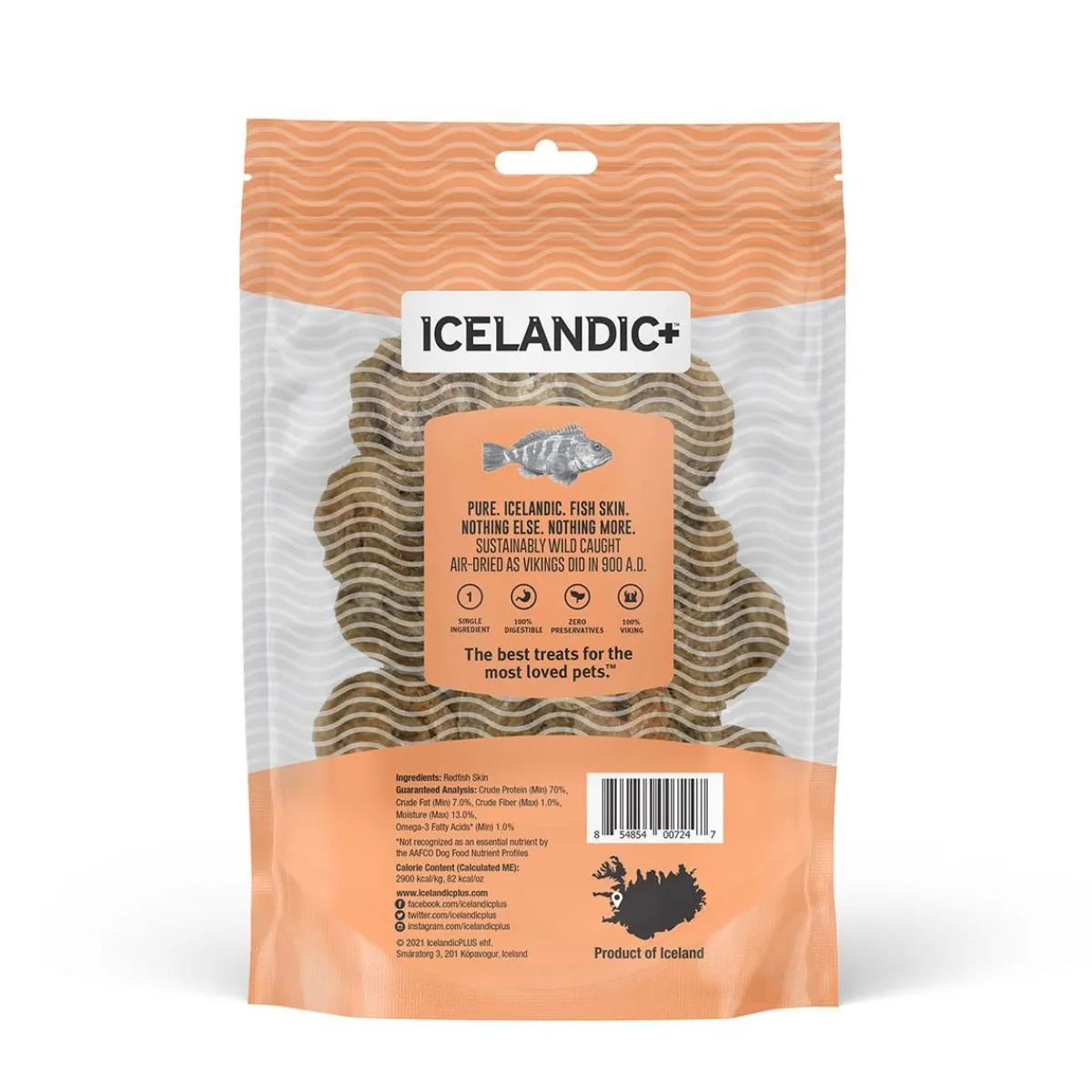 Ryan's Pet Supplies Icelandic+ Redfish Skin Rolls