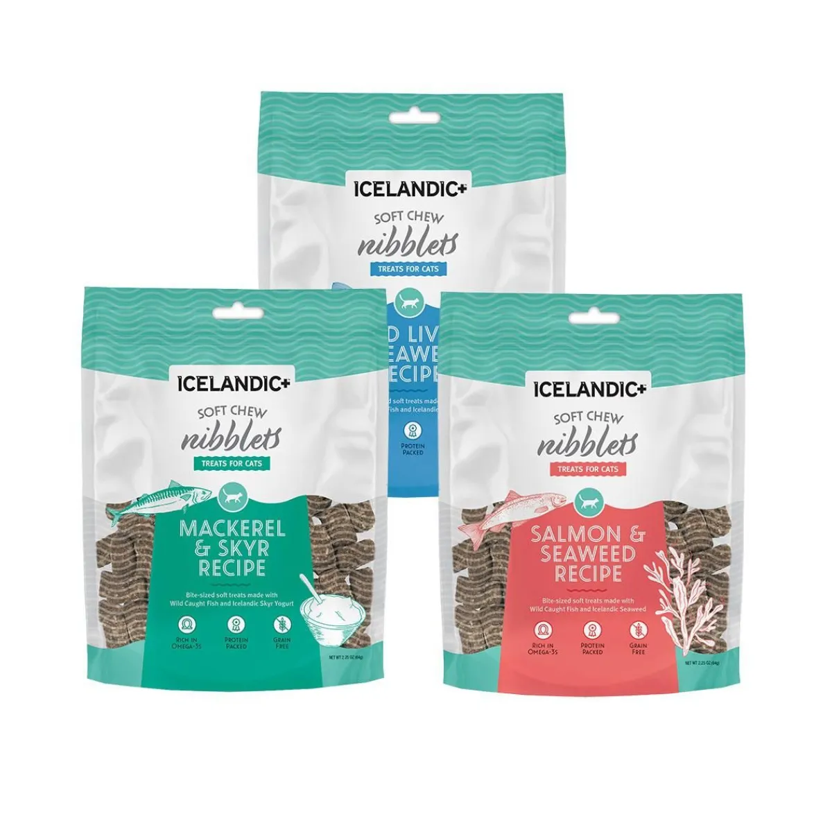 Ryan's Pet Supplies Icelandic+ Soft Chew Nibblets Cat Treat