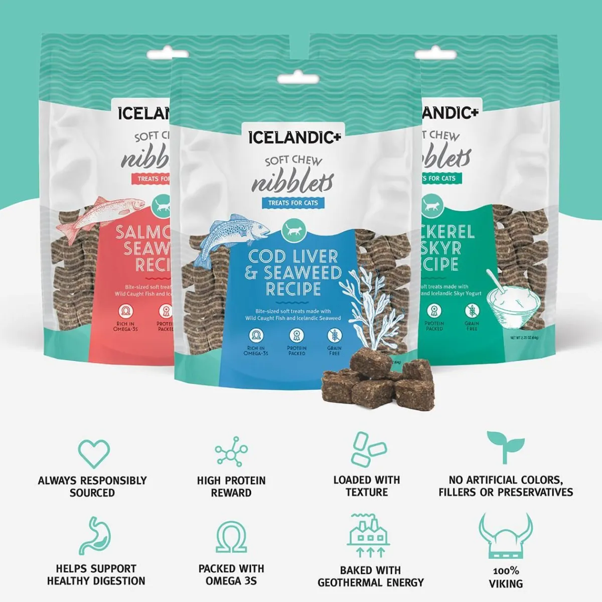 icelandic_soft_chew_nibblets_cat_treat_2.webp Ryan's Pet Supplies Icelandic+ Soft Chew Nibblets Cat Treat