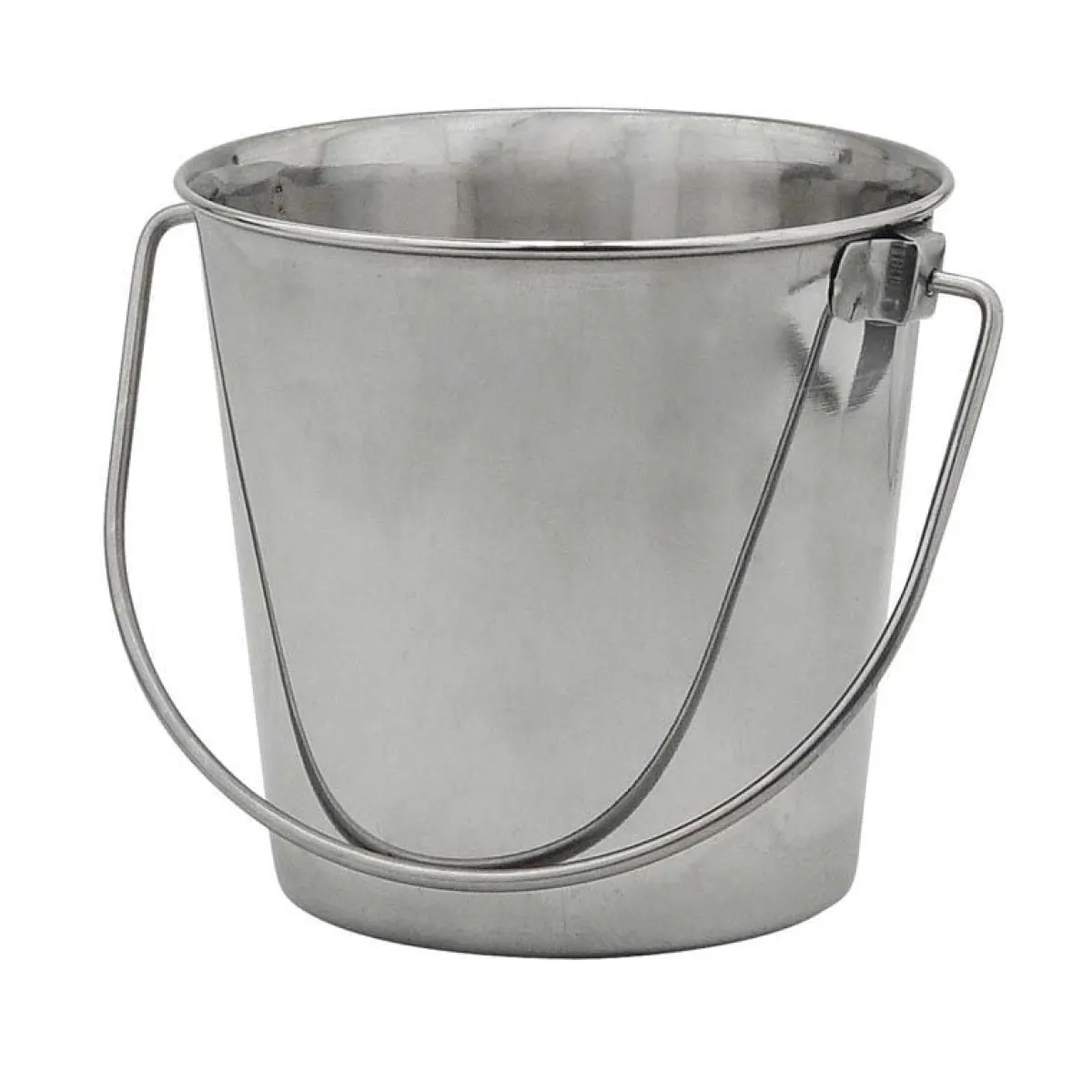 Ryan's Pet Supplies Indipets Stainless Steel Pail With Handle 9 Quart