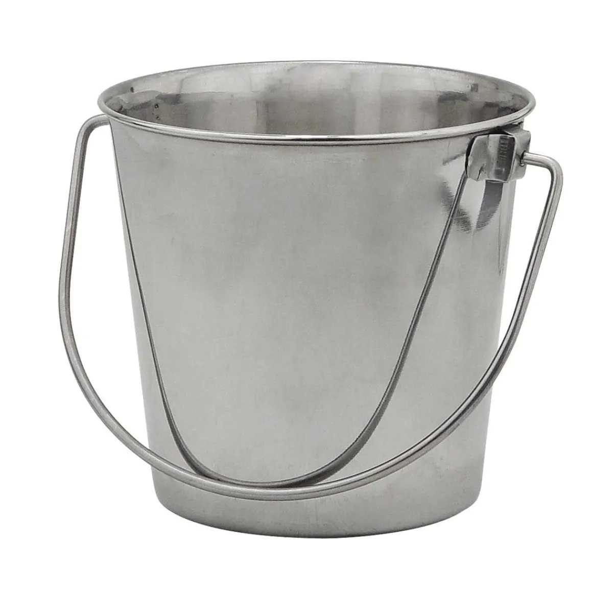Ryan's Pet Supplies Indipets Stainless Steel Pail With Handle 2 Quart