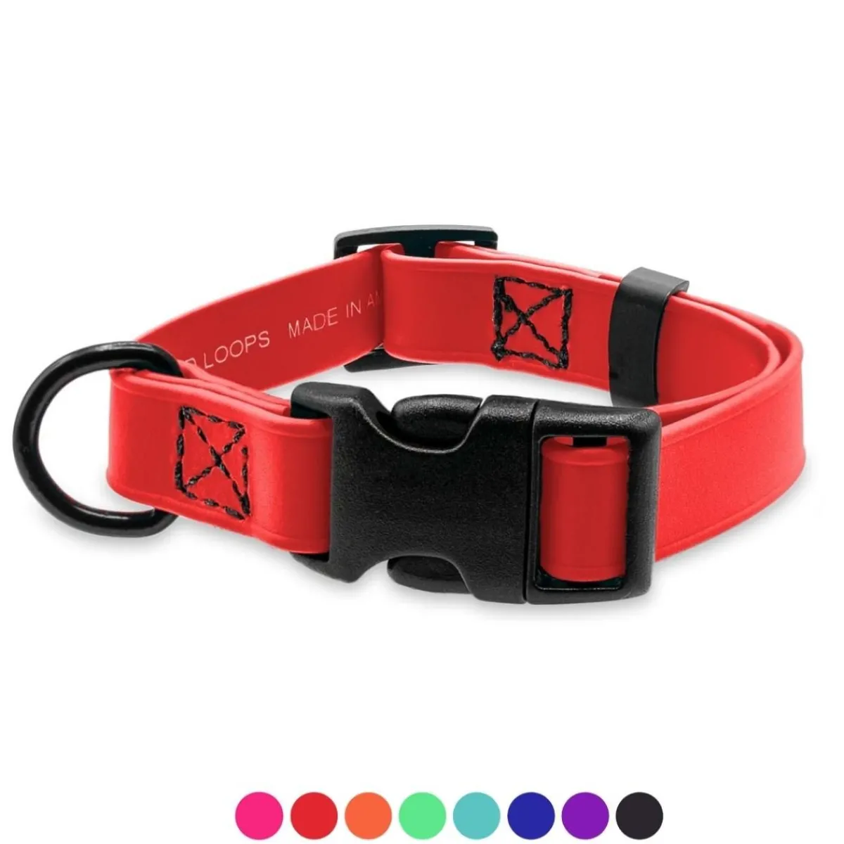 Ryan's Pet Supplies Jelly Pet BioThane® Dog Collar - Large (1" x 16''-24'')