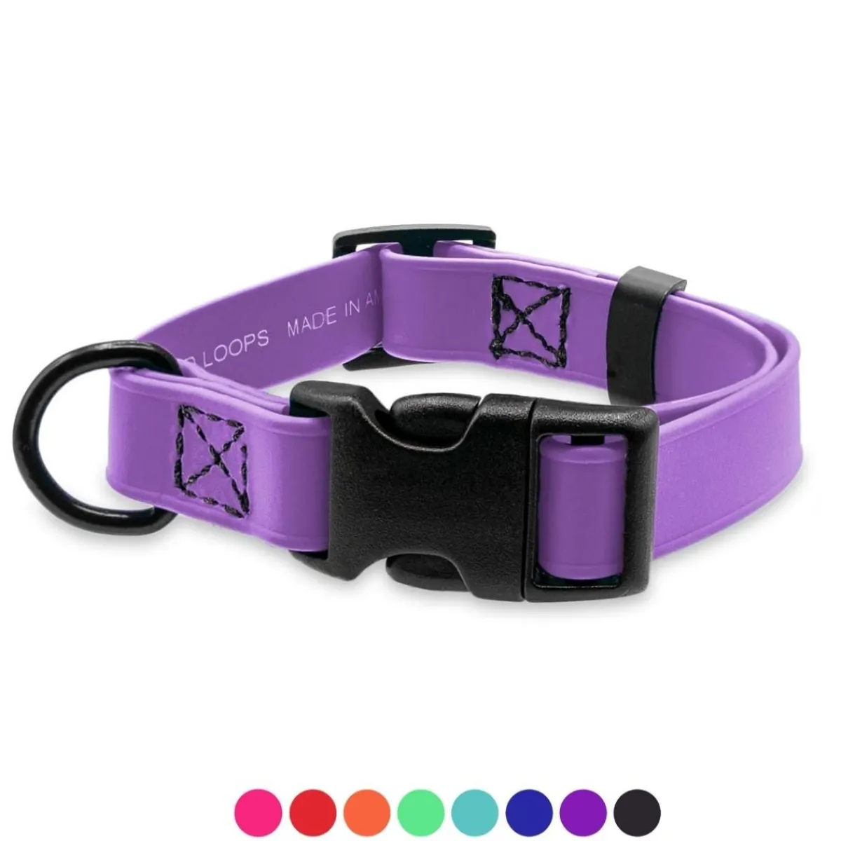 Ryan's Pet Supplies Jelly Pet BioThane® Dog Collar - Medium 1'' x 13''-20''