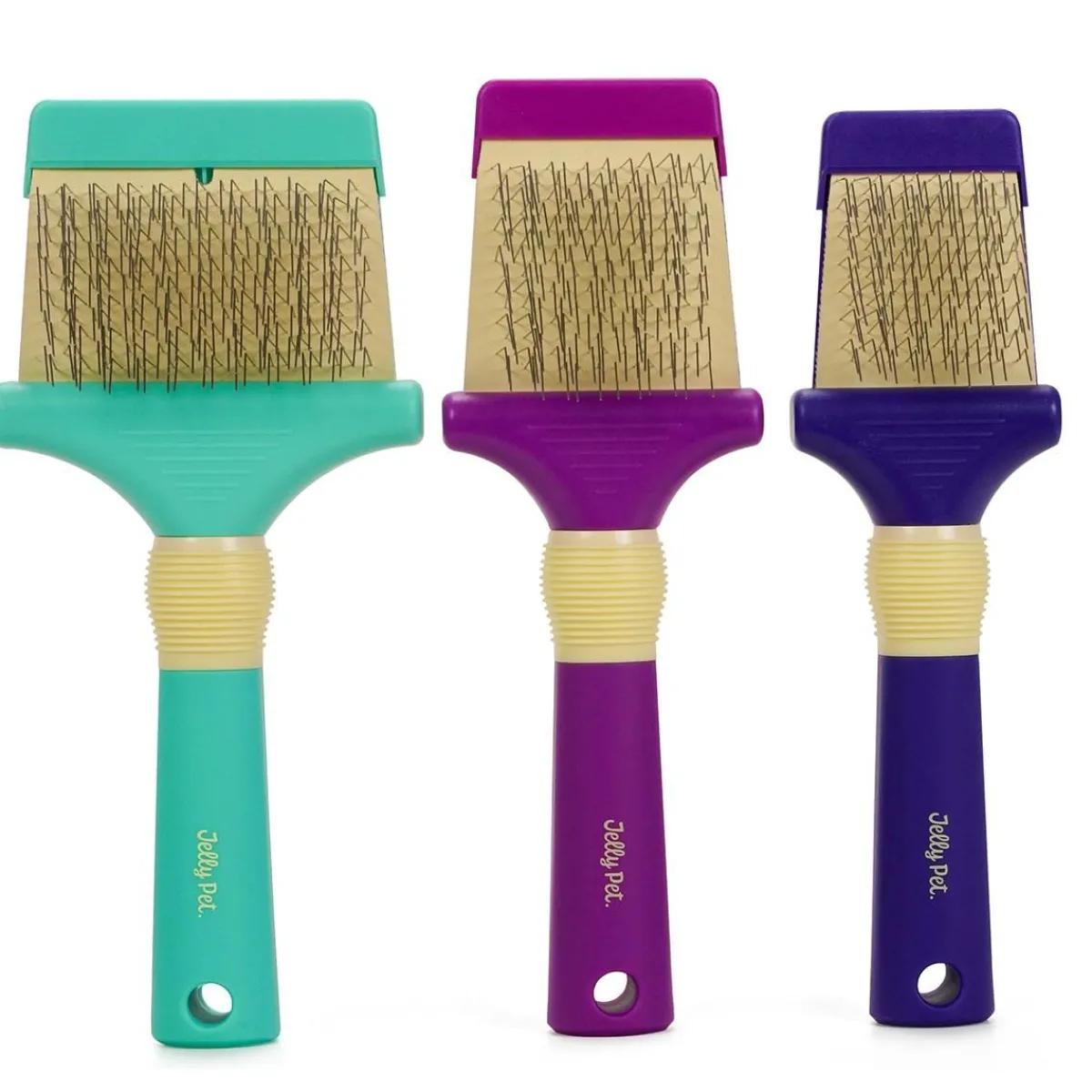 Ryan's Pet Supplies Jelly Pet Double Sided Slicker Brush