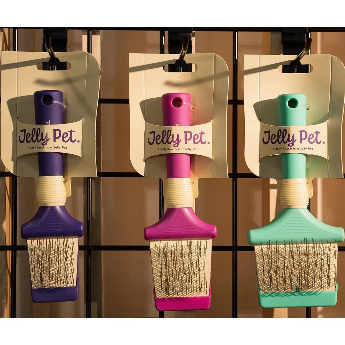 jelly_pet_double_sided_slicker_brush_3.webp Ryan's Pet Supplies Jelly Pet Double Sided Slicker Brush