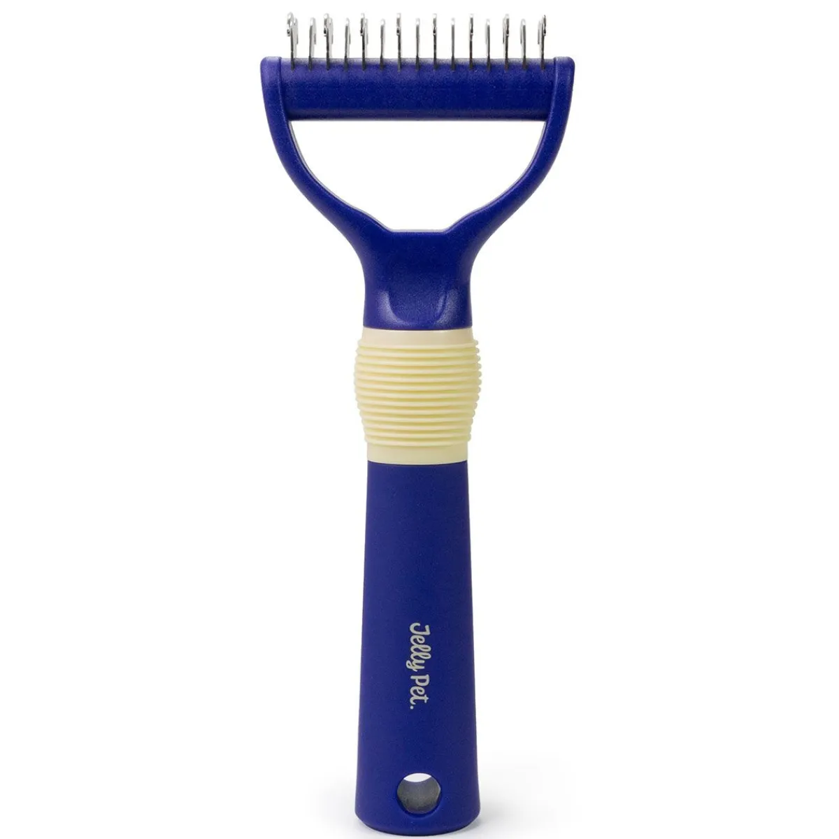 Ryan's Pet Supplies Jelly Pet Dual Deshedding Rake