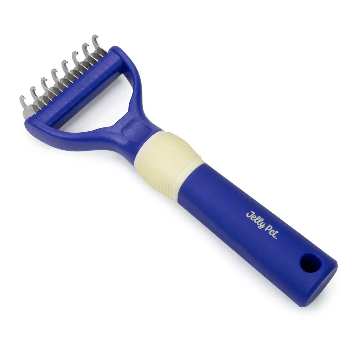Ryan's Pet Supplies Jelly Pet Dual Deshedding Rake
