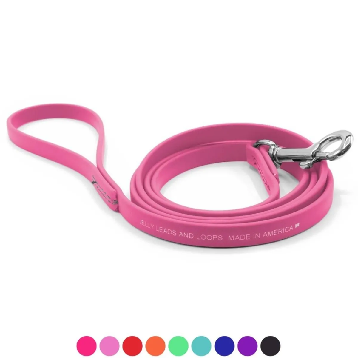 Ryan's Pet Supplies Jelly Pet Waterproof Standard Dog Leash - 1/2'' x 6'