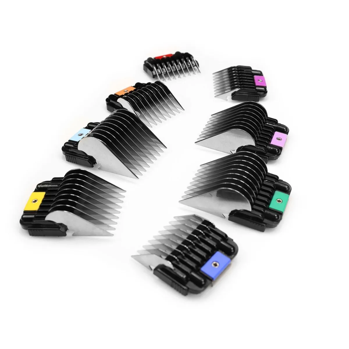 Ryan's Pet Supplies Joyzze A Series 8 Piece Metal Comb Attachment Set
