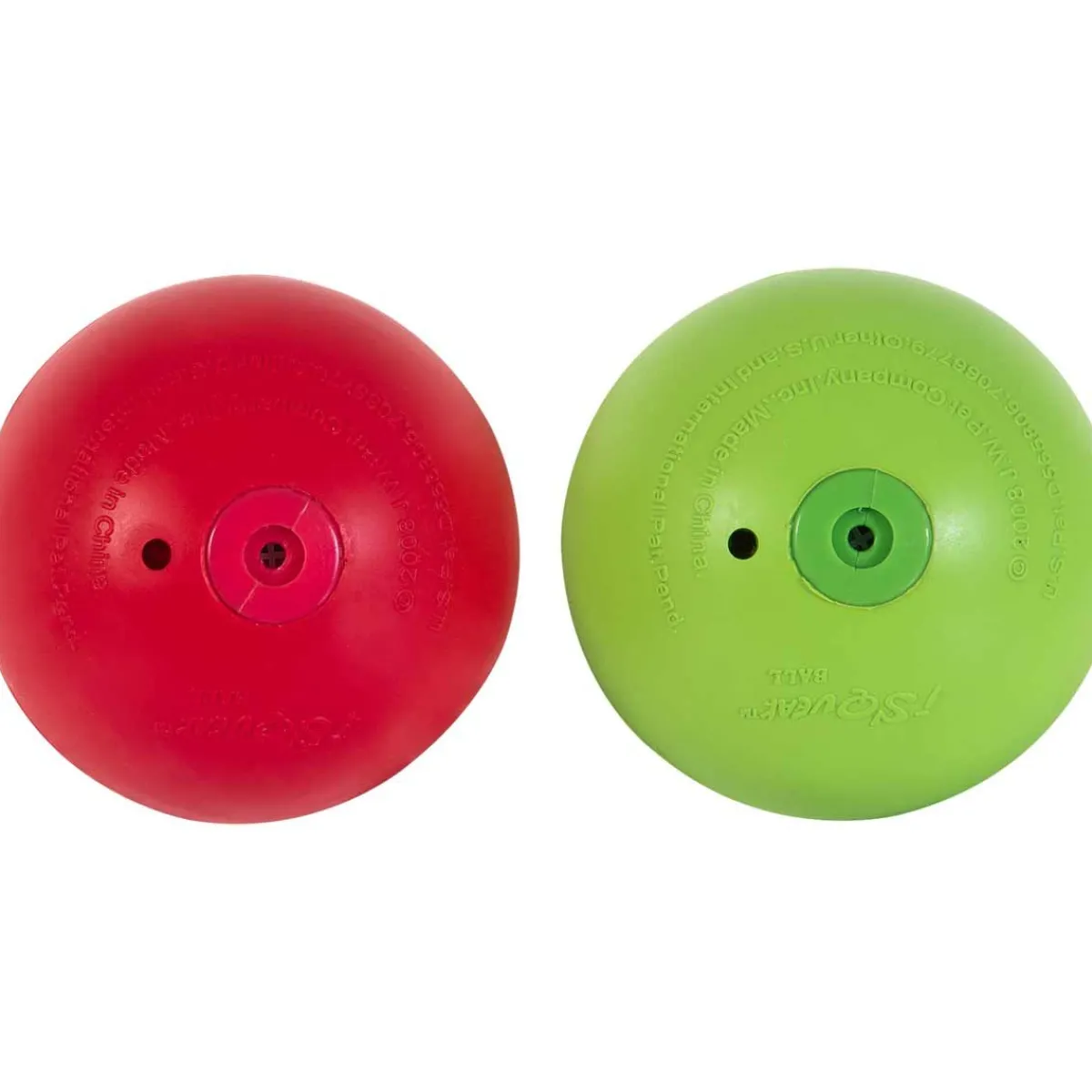 Ryan's Pet Supplies JW Holiday iSqueak Ball Large 2Pk