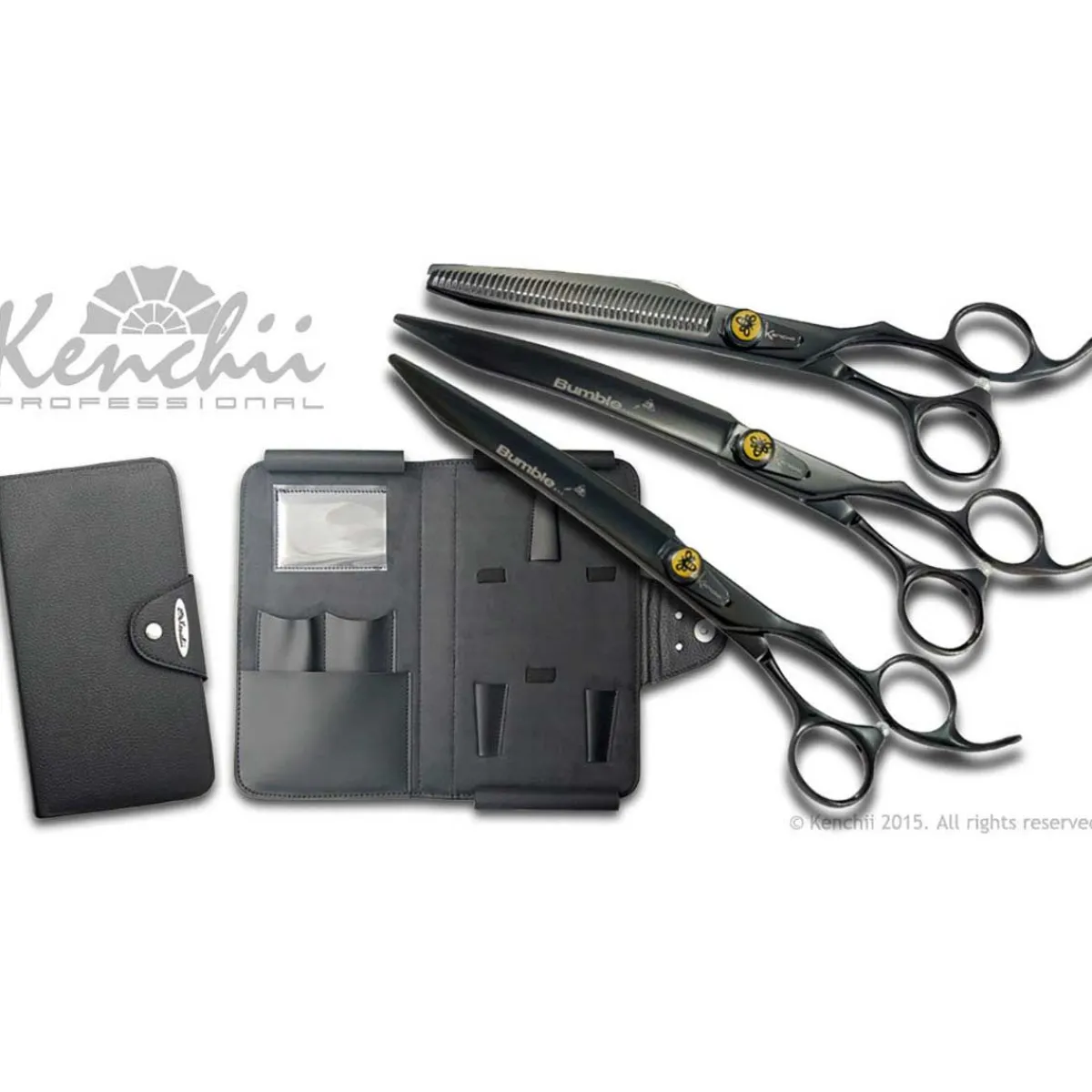 Ryan's Pet Supplies Kenchii Bumble Bee 8" Shear Set