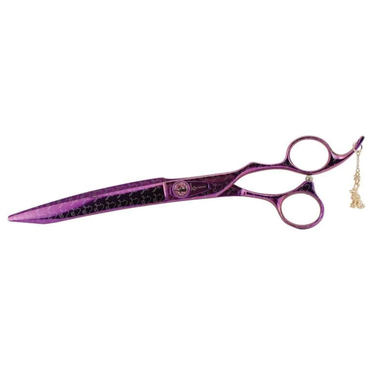 kenchii_pink_poodle_shears_2.webp Ryan's Pet Supplies Kenchii Pink Poodle Shears