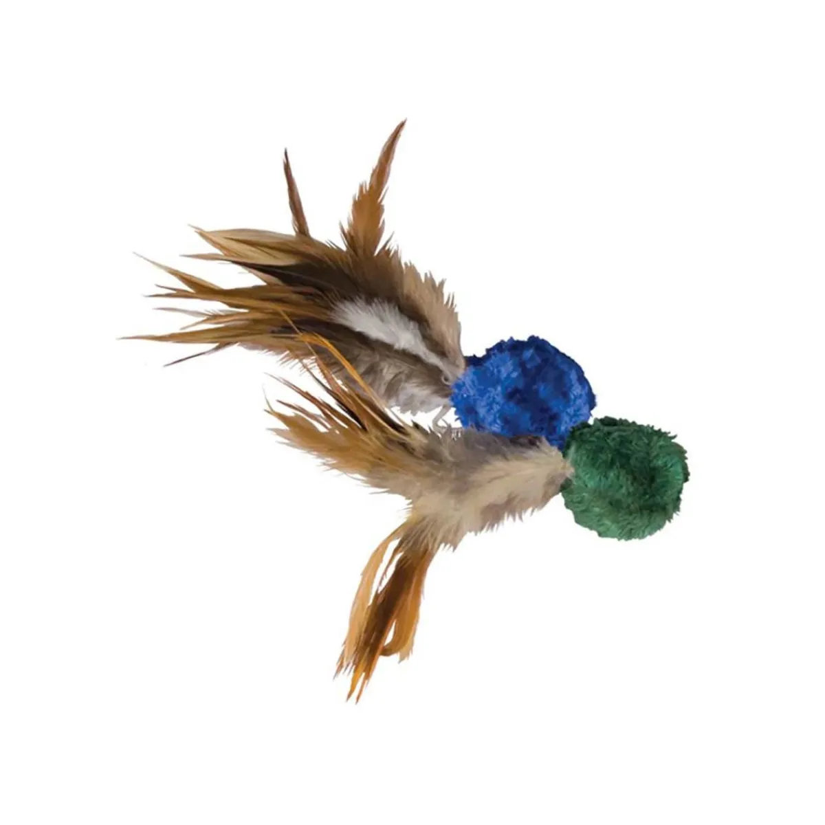 Ryan's Pet Supplies KONG® Crinkle Ball With Feathers Cat Toy