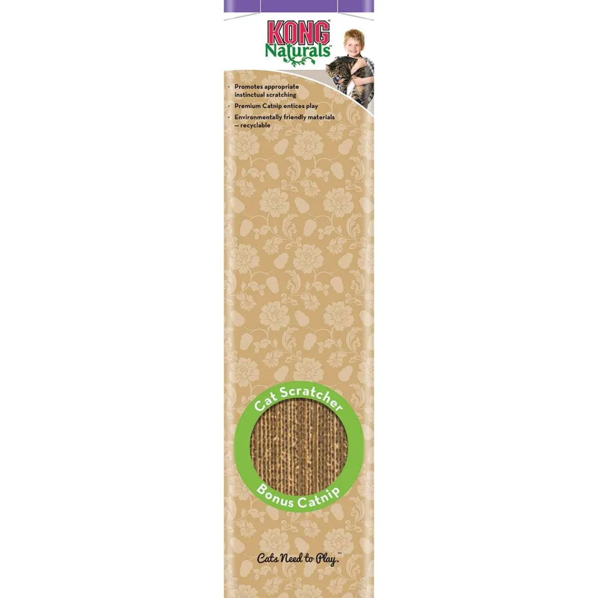 Ryan's Pet Supplies KONG® Naturals™ Catnip Infused Single Cat Scratcher