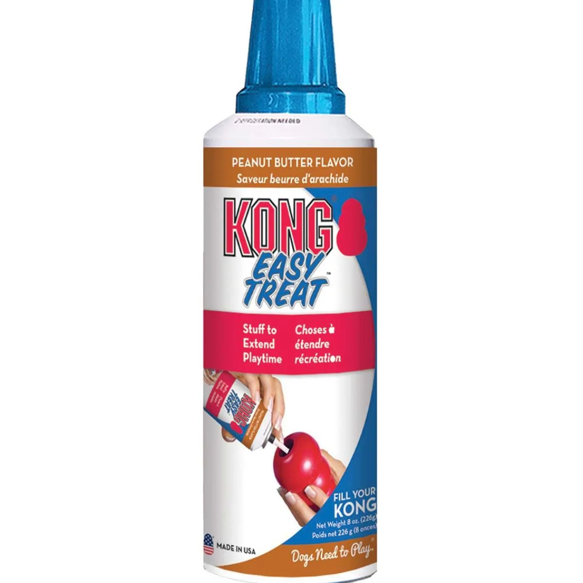 Ryan's Pet Supplies KONG Peanut Butter Flavor Easy Treat 8oz