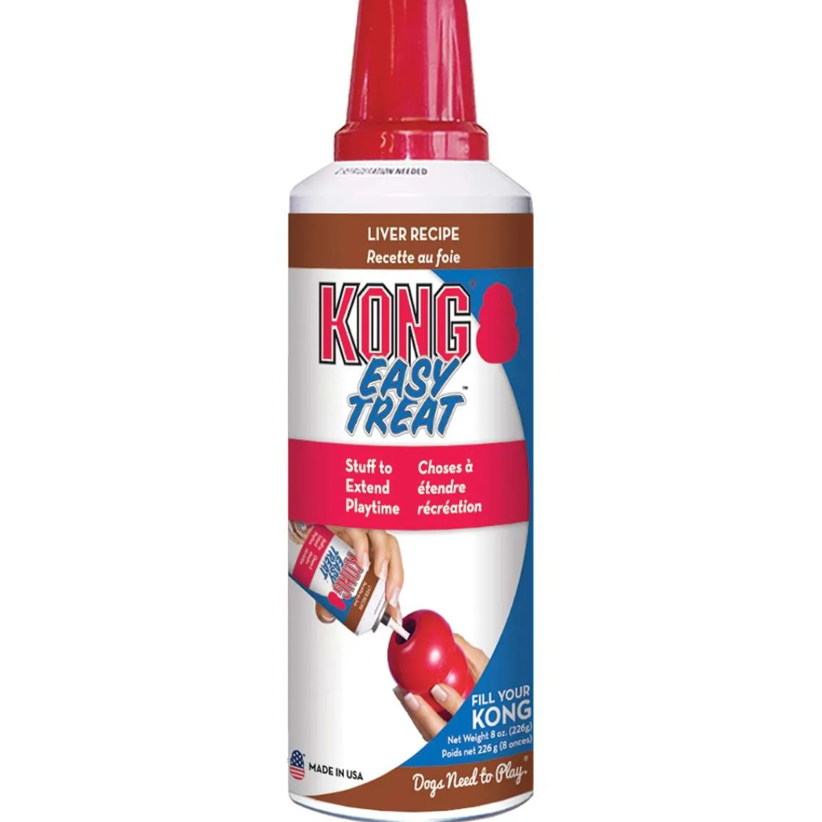 Ryan's Pet Supplies KONG Stuff'N Paste Easy Treat Liver 8oz