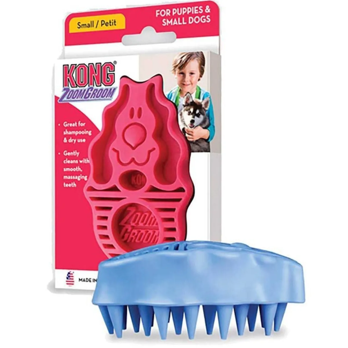 Ryan's Pet Supplies KONG Zoomgroom Small Boysenberry