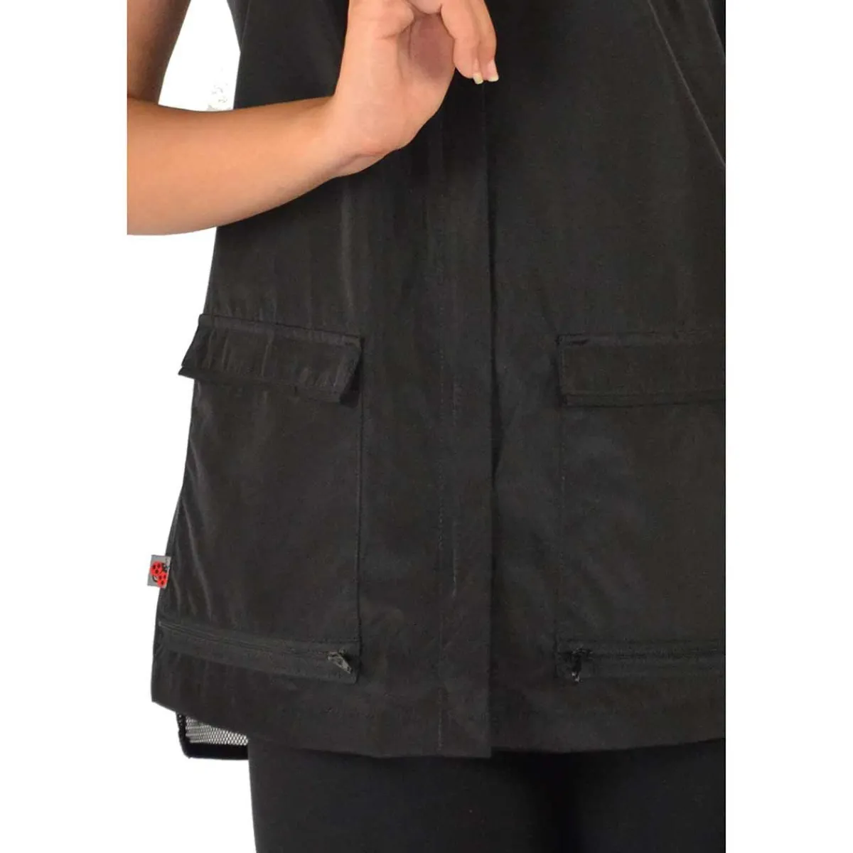 ladybird_line_womens_black_waterproof_vest_2.webp Ryan's Pet Supplies Ladybird Line Women's Black Waterproof Vest