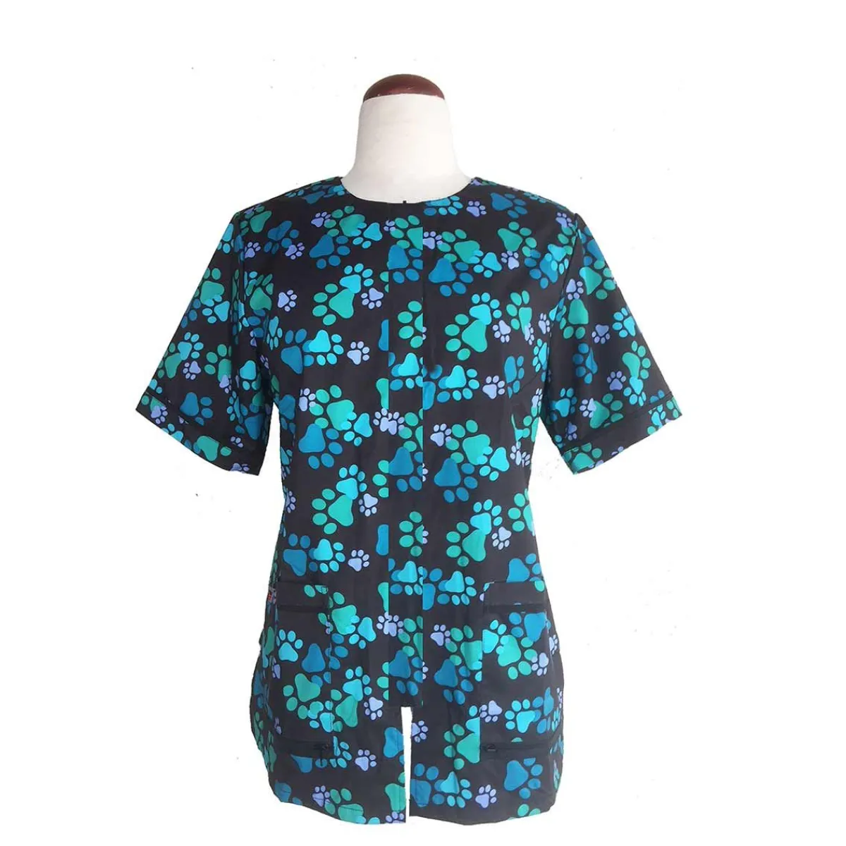 Ryan's Pet Supplies Ladybird Line Women's Blue Waterproof Dog Bathing Jacket