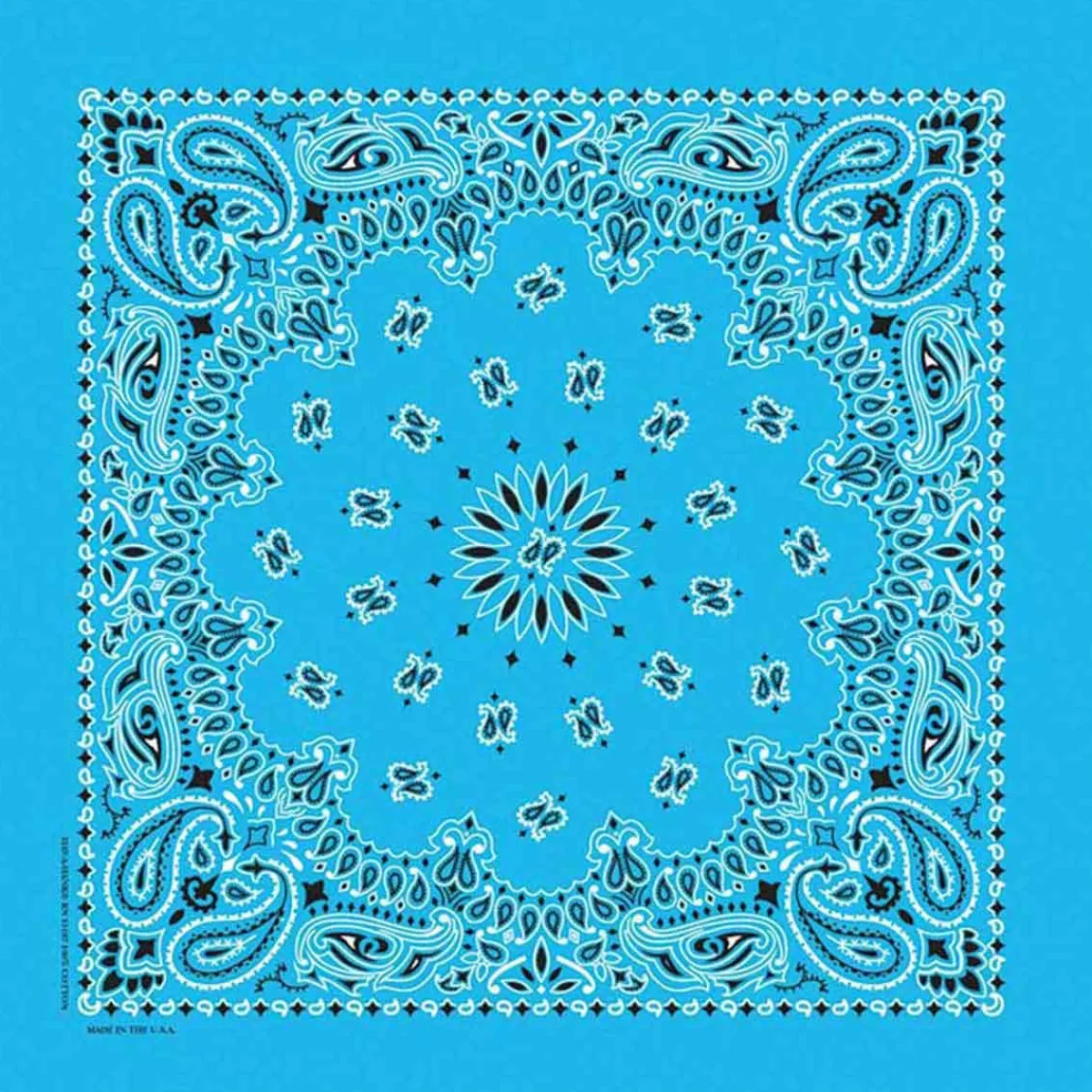 Ryan's Pet Supplies Light Blue Paisley Dog Bandana