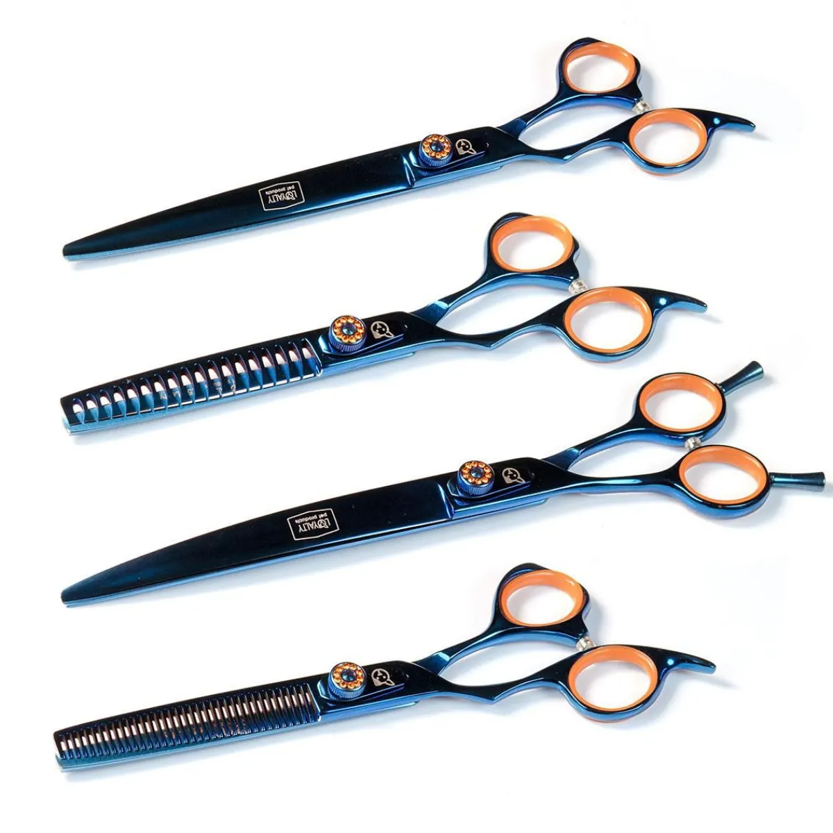 Ryan's Pet Supplies Loyalty Pet 8" LEFT-Handed 5 Piece Starter Shear Set