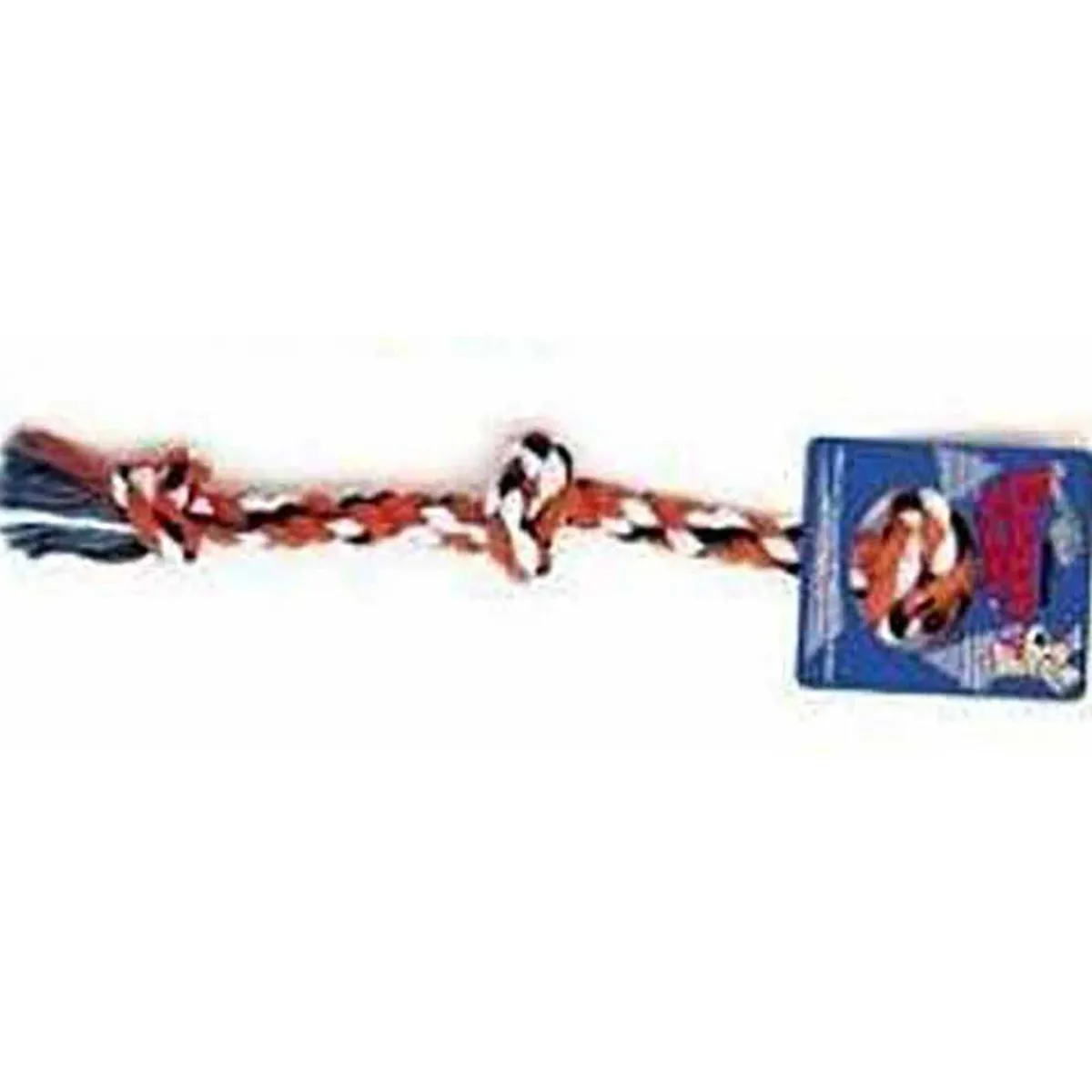 Ryan's Pet Supplies Mammoth Large 3 Knot Colored Rope Tug 25"