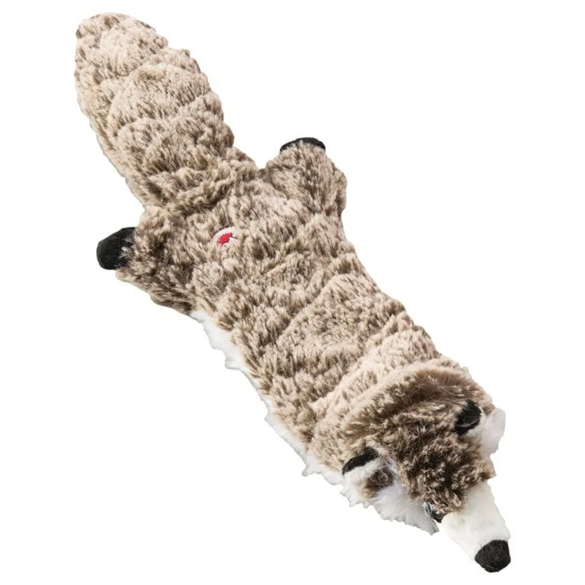 Ryan's Pet Supplies Mini Skinneeez Extreme Quilted Raccoon 14"
